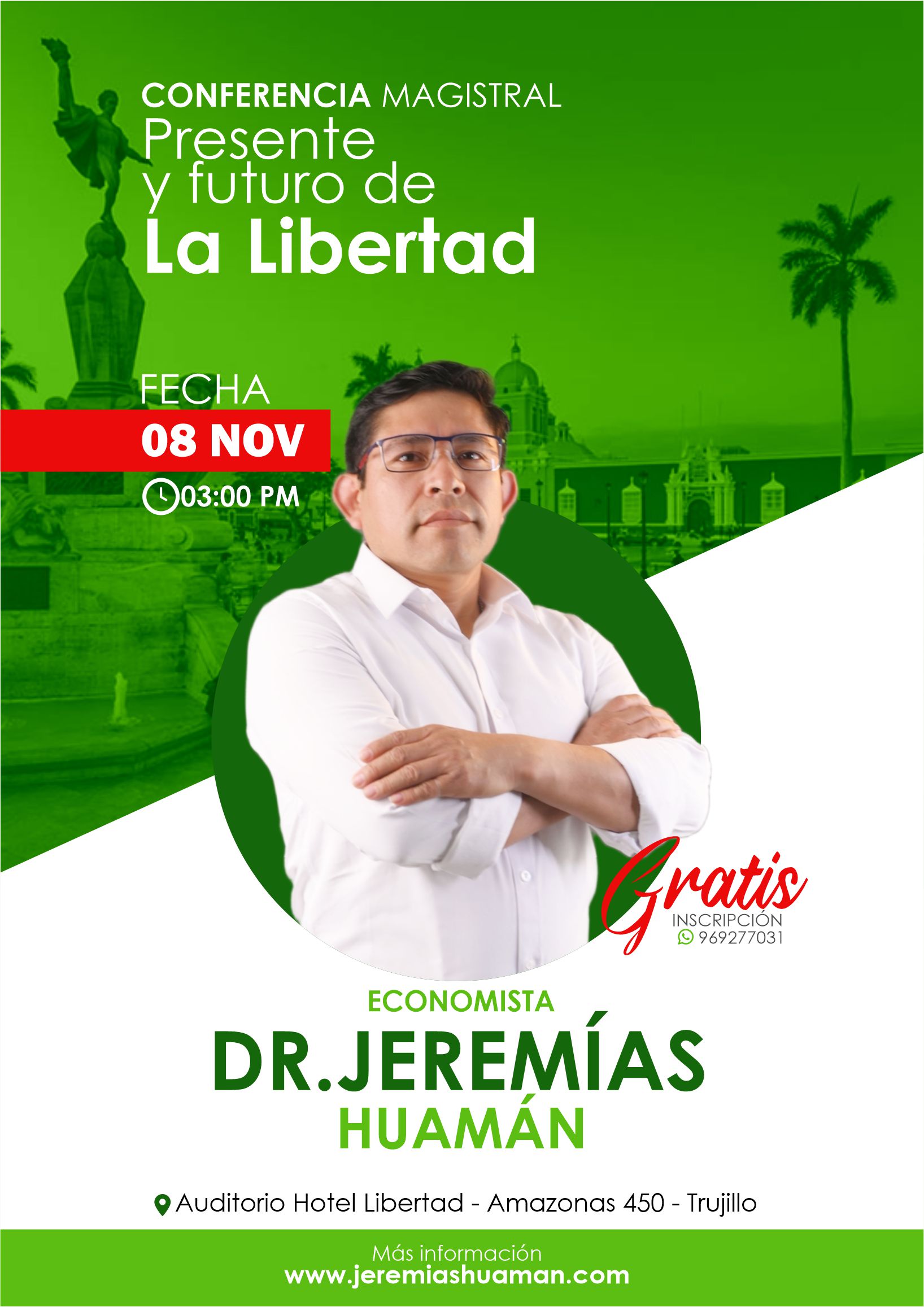 Afiche de la Conferencia Magistral